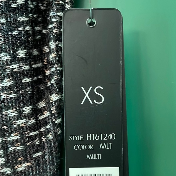 NIC+ZOE Tweed Black, Tan & White Patterned Sleevless Sweater Dress Womens XL - Picture 3 of 7